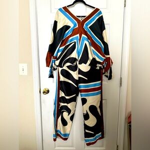 Zara Matching Pant Set - Blue Combo